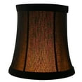 thumbnail image 2 of Meriville Set of 2 Black Faux Silk Clip On Chandelier Lamp Shades, 3.5-inch by 4.5-inch by 4.5-inch, 2 of 5