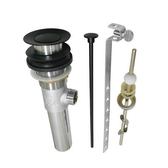 Brass, Bathroom Sink Drain, Pop-Up Drain with Overflow Hole