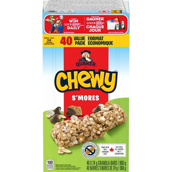 Quaker Chewy Barres tendres Smore's 960g