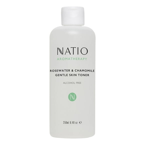 Tónico para la piel Natio Australia con agua de rosas y manzanilla, 250 ml, sin alcohol