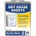 CLine Peel and Stick Dry Erase Sheets, 11 x 8.5 Inches, 25 per Box