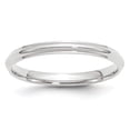 thumbnail image 6 of 14K White Gold 2.5mm Half Round with Edge Band Ring Size 7.5, 6 of 7