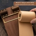 thumbnail image 6 of DAMAI Vintage Clipboard Hanging Memo Board, Refillable Kraft Paper Roll with Cutter, Wall Mounted Paper Roll Dispenser for Notes, to-Do Lists, Journaling, Wall Decor, 6 of 8