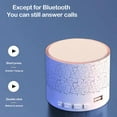 thumbnail image 5 of Blasgw Mini Portable Bluetooth Speaker with LED Lights - Outdoor Small Subwoofer, Wireless, Color-Changing Glow, 5W Bass, Bluetooth 5.0 for Home, Desktop White, 5 of 8