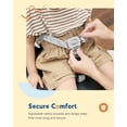 thumbnail image 4 of Asiento elevador HOMEAL para niños pequeños, ajustable, antideslizante, gris oscuro, 4 of 7