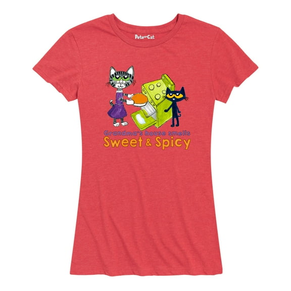 Pete The Cat - Grandmas Sweet And Spicy - Women's Short Sleeve Graphic T-Shirt
