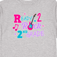thumbnail image 4 of Inktastic Back To School Ready 2 Rock 2nd Grade Girls Long Sleeve Toddler T-Shirt, 4 of 5