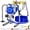 Blue, variant on Rvchic 1200W 3300PSI Electric Airless Paint Sprayer with Extension Rod, Thinning-Free Stand Sprayer for Home Exterior/Interior,Garage,Furniture Blue