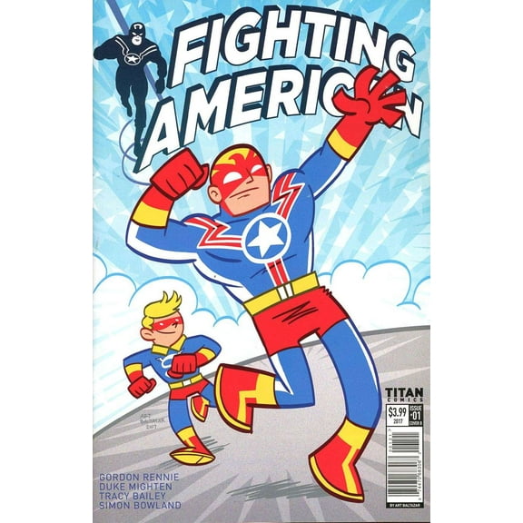 Fighting American (Titan, 2nd Series) #1B VF ; Titan Comic Book