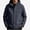 Dark Gray, variant on Zefriona Men's Water-Resistant Hooded Softshell Jacket with Zip Pockets for Hiking Khaki M