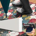 thumbnail image 2 of Yayeee Doormat for Inside 20"x32" Absorbent Low-Profile Washable Non-Slip Rubber Backed Entryway Rug, Black Lucky Cat, 2 of 8