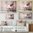 thumbnail image 4 of Designart "Pastel Play On The Pink Piano IV" Music Canvas Prints, 4 of 7