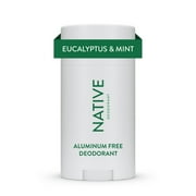 Native Deodorant, Aluminum Free, Eucalyptus & Mint, for Women and Men, 2.65 oz