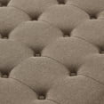 thumbnail image 6 of Linen Upholstered - Storage & Comfortable Seat - Home Office - Organize Office Supplies, 6 of 6