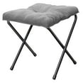 thumbnail image 1 of Reposapiés Asiento de pesca Multiusos Ahorro de espacio Fácil de transportar Silla de camping Portátil para barbacoa Césped Senderismo Pesca Camping Gris, 1 of 8