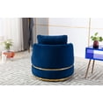 thumbnail image 5 of CAROCC Modern Akili Swivel Accent Chair Barrel Chair for Hotel Living Room Modern Leisure Chair, 5 of 8