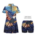 thumbnail image 4 of Garronmavis Matching Golf Shirts for Couple Bald Eagle American Flag 4-Way Stretch Matching Couple Golf Shirts Workout Athletic Dresses Quick Dry Keep Cool in Hot Weather Machine Washable, 4 of 5