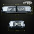 thumbnail image 2 of Xprite Gamma Series 18W LED Rooftop Strobe Light with Magnetic Base - Red, 2 of 7