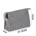 thumbnail image 2 of Portable Ins style Velvet bronzing Handbag Large Capacity Flannel Large Makeup Bag Travel Storage Organizer Cosmetic Bag Toiletry Bag A1, 2 of 8