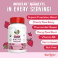 thumbnail image 5 of MaryRuth's Organic Menstrual Relief Gummies Dietary Supplement, Vitamin B6, Strawberry Flavor, Women's Health, Gluten-Free, Vegan, 60 Count, 5 of 9