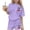 Purple-08, variant on Mitankcoo Girls Print Outfit Sets 4th of July Printed Short Sleeve Crew Neck Tops & Shorts Summer Daily 3-15Y