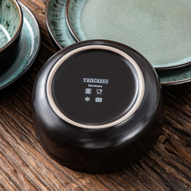 vancasso, 24 Piece Dinnerware Set, Stoneware Tableware Set For