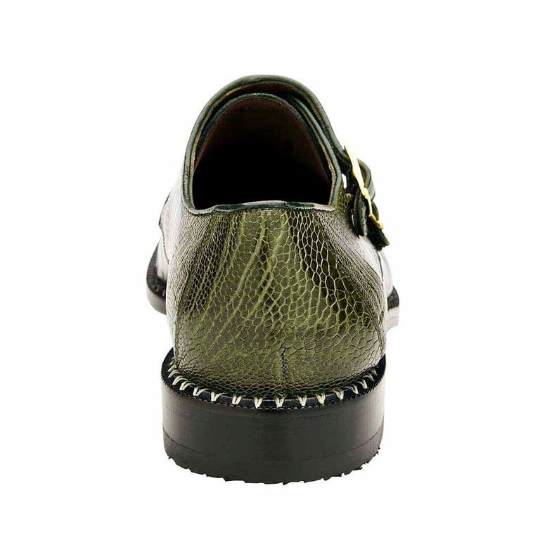 Belvedere Valiente Rust Crocodile Leather Double Monk Strap Shoes Mens Size 9 Belvedere Valiente Men main image 2