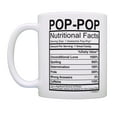thumbnail image 2 of ThisWear Pop-Pop Gifts Pop-Pop Nutrition Facts Pop-Pop Coffee Cup Set 11 ounce 2 Pack Coffee Mugs, 2 of 4