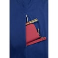 thumbnail image 5 of Pop Fashion Women's Scarf with Hidden Zipper Pocket Solid Color (Royal Blue), 5 of 5