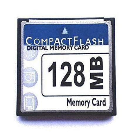 Image of 128MB CF (Compact Flash) Card SDCFB-128 or SDCFJ-128 (CAV) Compact Flash Memory Card