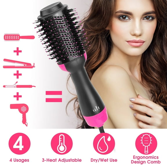 iMountek Hot Hair Brush 4 In 1 Hair Dryer Volumizer Brush Dryer Comb