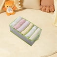 thumbnail image 6 of Bdday Underbed Storage Containers Foldable Clothing Storage Box Wardrobe Classification Container Household Clothing Bedroom Socks Pants Drawer Organizers Cloth Storage Bins, 6 of 7