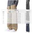 thumbnail image 6 of Mens's Baggy Cargo Pants Solid Color Casual Breathable Drawstring Outdoor Pants with Multi Pockets Stylish Relaxed Fit Straight Leg Workout Pants, 6 of 6
