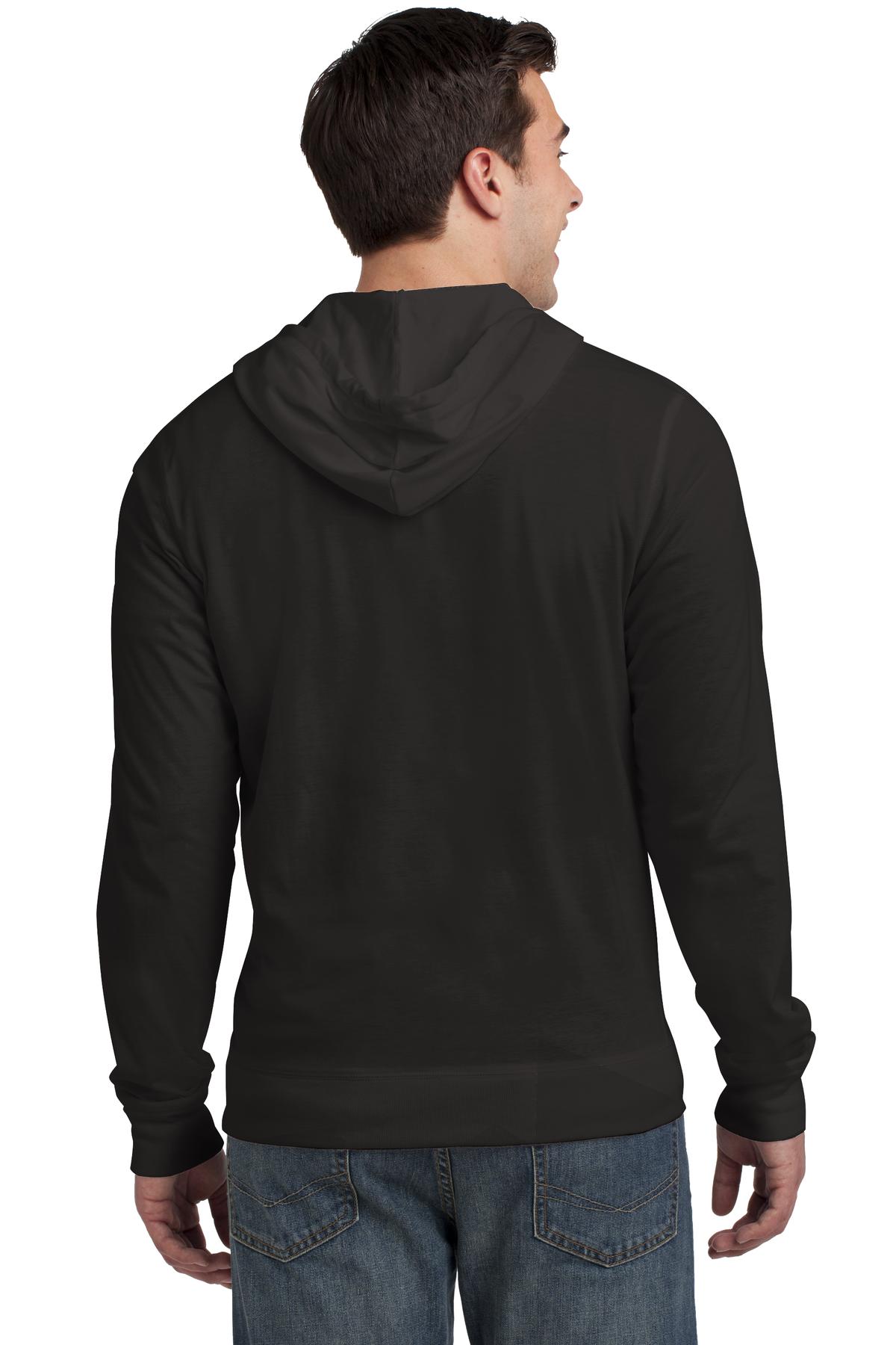 District Young Mens Jersey Full Zip Hoodie-L (Black) - image 2 of 6