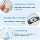 thumbnail image 4 of Juego de Sorbetes de Silicona de Reemplazo con Tapas a Prueba de Derrames y Bota Protectora para Tumblers Stanley H1.0 de 30oz/40oz | Sorbetes Transparentes a Prueba de Fugas y Manga Inferior, 4 of 4