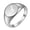 A, variant on Men Women Polished Round 26 Initial Art Font Ring 12MM Wide Stainless Steel Band Vintage Minimalist Personalized Alphabet Jewelry Letter J Size 9