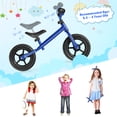 thumbnail image 6 of Costway Kids Balance Bike No Pedal Training Bicycle w/ Adjustable Handlebar & Seat Blue, 6 of 10