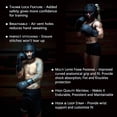 thumbnail image 3 of Kruzak Matte Black Boxing Gloves and Focus Mitts Set for Kickboxing and Muay Thai MMA Training - Fitness Kit with Punching Pads for Martial Arts and Karate, 3 of 8