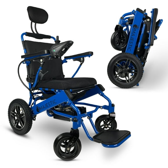 MAJESTIC IQ-8000 Nouvelle Aide à la Mobilité Télécommandée et Contrôlée par Joystick, Fauteuil Roulant Électrique Léger et Pliable