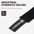 thumbnail image 3 of Rodilleras Iron Bull Strength, 80 cm, elásticas, negras (1 par), 3 of 6