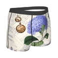 thumbnail image 3 of Naloa Vintage Flower Print Mens Underwear - Boxers for Men, Classic Briefs for Men, 3 of 9