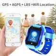 thumbnail image 3 of 4G Waterproof Kids GPS Smart Watch Phone, with Anti-Lost GPS WIFI LBS Positioning Tracker, video call, Calling, SOS, Voice Chat, Pedometer, Alarm Clock, Birthday & Christmas for Boys or Girls (Blue), 3 of 5