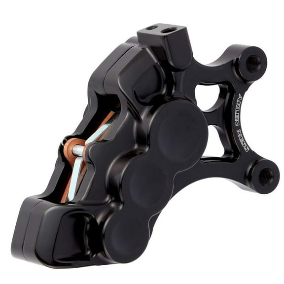 Arlen Ness 02-211 6-Piston Differential Bore Front Brake Caliper for 14in. Rotors - Left Side - Black