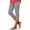 Light Gray, variant on XUANTAOO Capri Leggings For Women 2026 Trendy Zipper Knee Length Trousers Summer Womens Capri Pants Trendy Lightweight Ladies Clothing Navy Capri Pants For Women