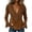 Brown, variant on 2026 New!Women's Suede Fringe Western Shirt, Long Sleeve Button Down Retro Blouse 2026