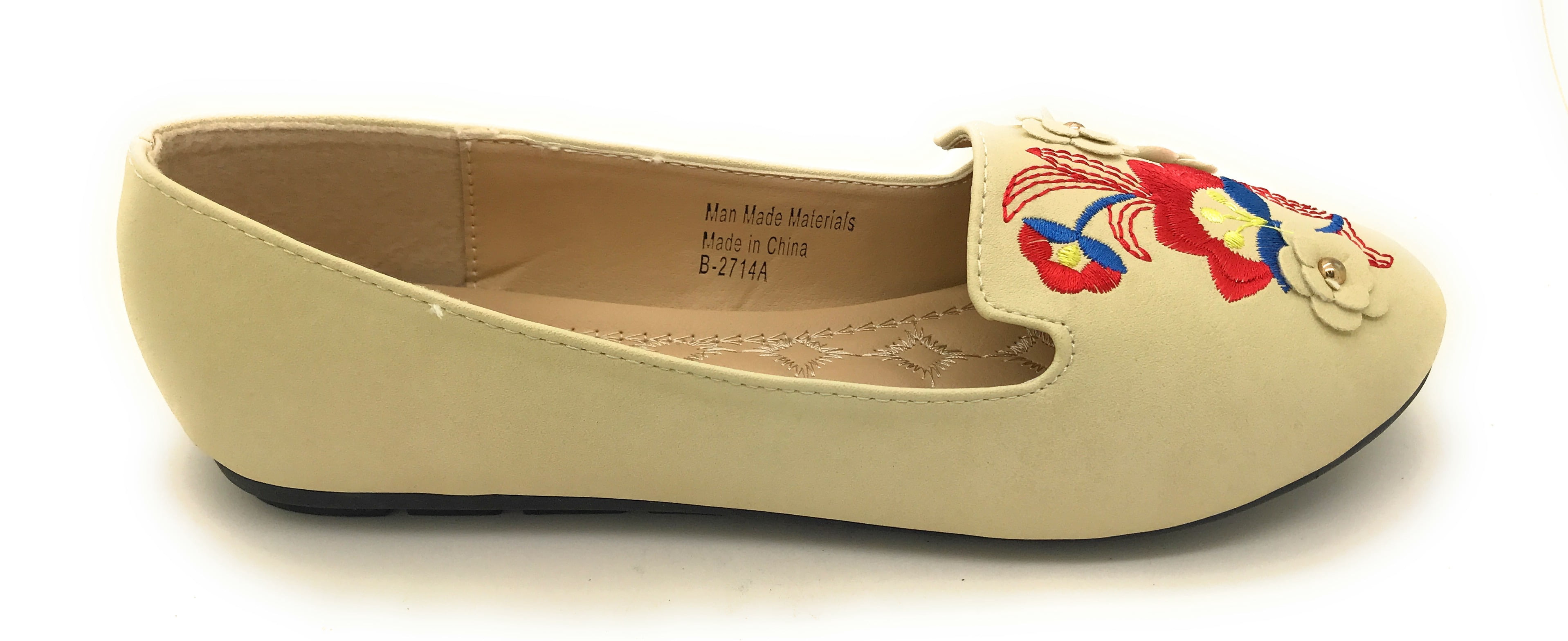 Victoria K Embroidered Ballet Flat (Women's)