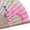 1pc Fan Dog Rose, variant on 1pc Hand Fan Flower Design Dog Rose Rosa Canina Foldable 9inch 23cm with Bamboo Rib and Cotton Pouch