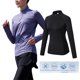 thumbnail image 3 of Guardurnaity Ropa interior térmica de poliéster para mujer, abrigo cálido para invierno y otoño de manga larga de Color sólido con cremallera, ropa Prendas para la parte del cuerpo Negro L Guardurnaity AP013404-03, 3 of 6
