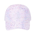 thumbnail image 3 of WEIYLL Baseball Cap Women Fashion Rhinestone Summer Activities Multicolour Headwear Hat One Size, 3 of 5