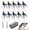 12#, variant on Fly Fishing Lures Set with Double Hooks, 10 Pack Carbon Steel Swimbaits with Tackle Box for Bass Trout